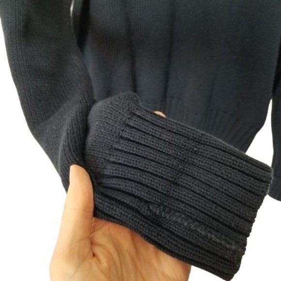 Polo Ralph Lauren Mens M Navy Blue Long Sleeves Kn - Picture 4 of 7